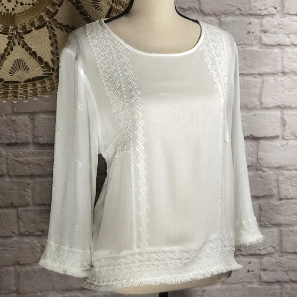 New Look Tops - New Look Embroidered Blouse